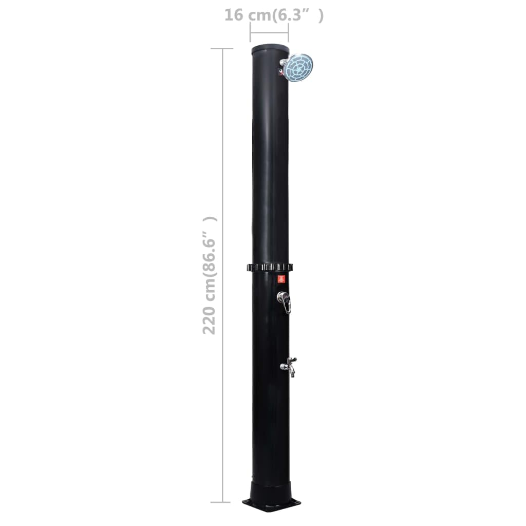 Portable Outdoor Solar Shower 10.6 Gallon with Adjustable Shower Head & Faucet - Freestanding Camping Shower System for Backyard, Garden, Beach & RV Use (Style G)