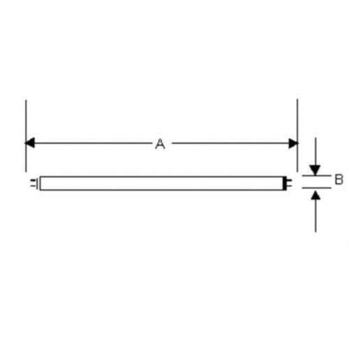 LEDVANCE PENTRON FP28/830/ECO/20868 28W Fluorescent Light Bulb - Linear T8 Bi-Pin Base, Warm White 3000K, Energy Saving Eco Lamp for Office Lighting, Warehouse, and Commercial Spaces