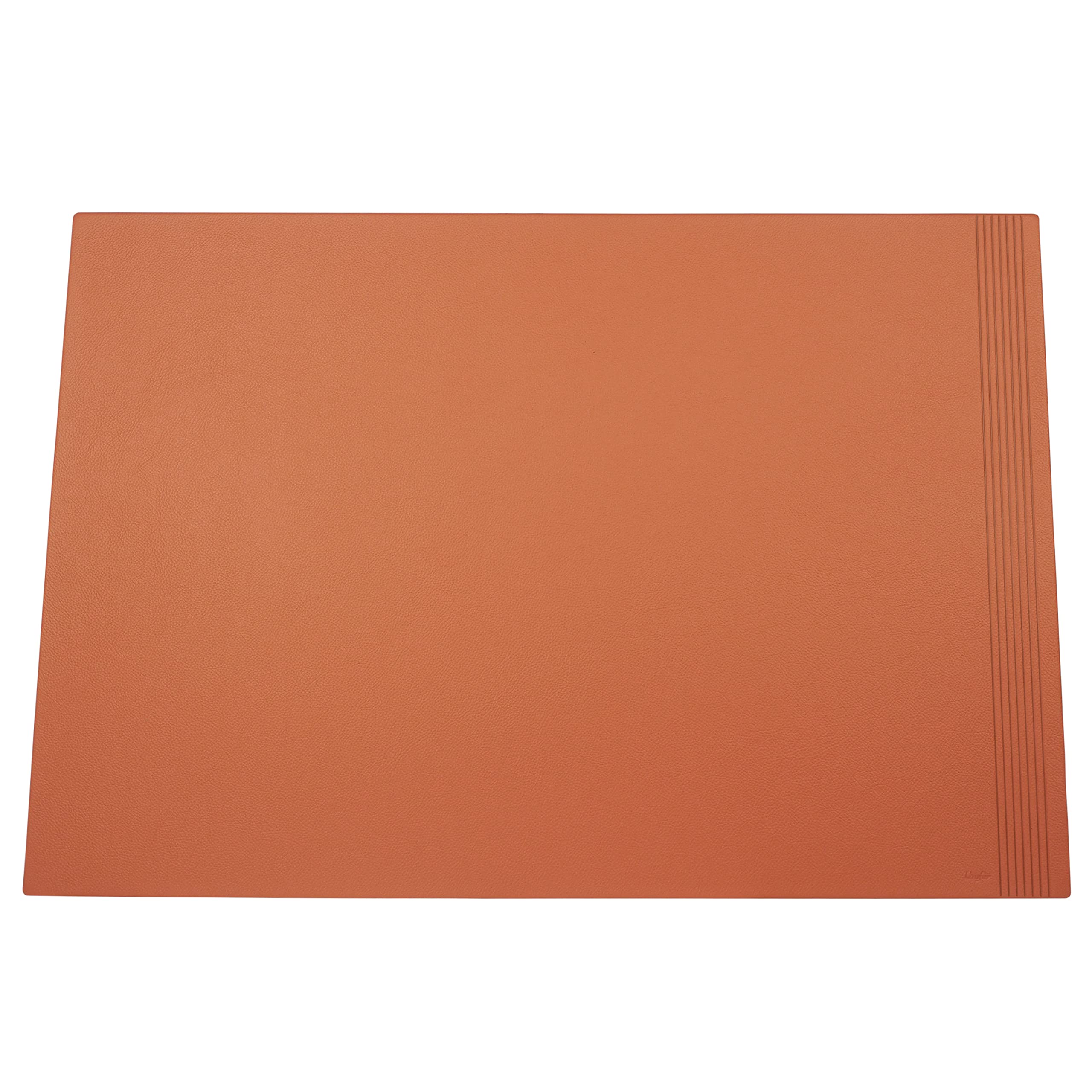 Premium Handmade Leather Desk Mat 45 x 65 cm - Natural Grain Cowhide Leather in Terracotta Color | Made in Germany | Perfect for Office, Home & Gaming Setups