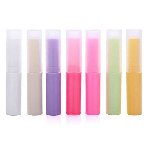 RONRONS 24 Pack Empty Lip Balm Tubes DIY Containers for Homemade Lip Balm, Lip Gloss & Cosmetics - Assorted Colors - Perfect for DIY Beauty, Gifts & Small Business Packaging