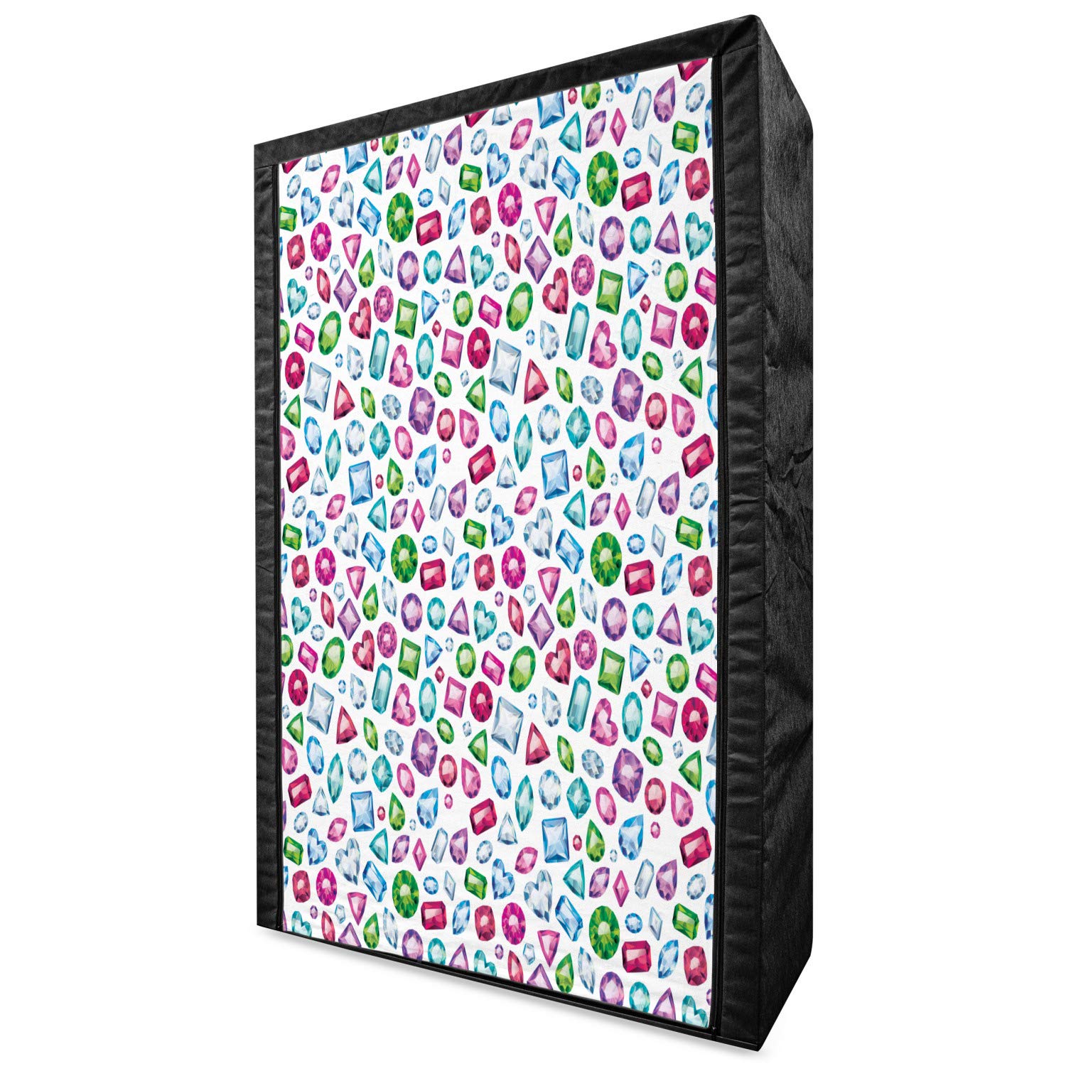 Ambesonne Diamond Pattern Portable Fabric Wardrobe - 42.5