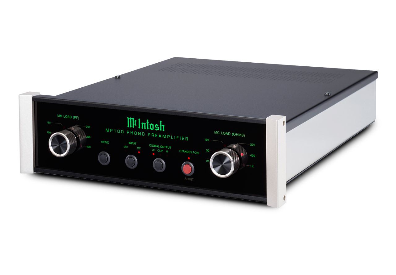 McIntosh MP100 High-End Phono Preamplifier for Vinyl Records - Perfect for Audiophiles & Home Audio Systems