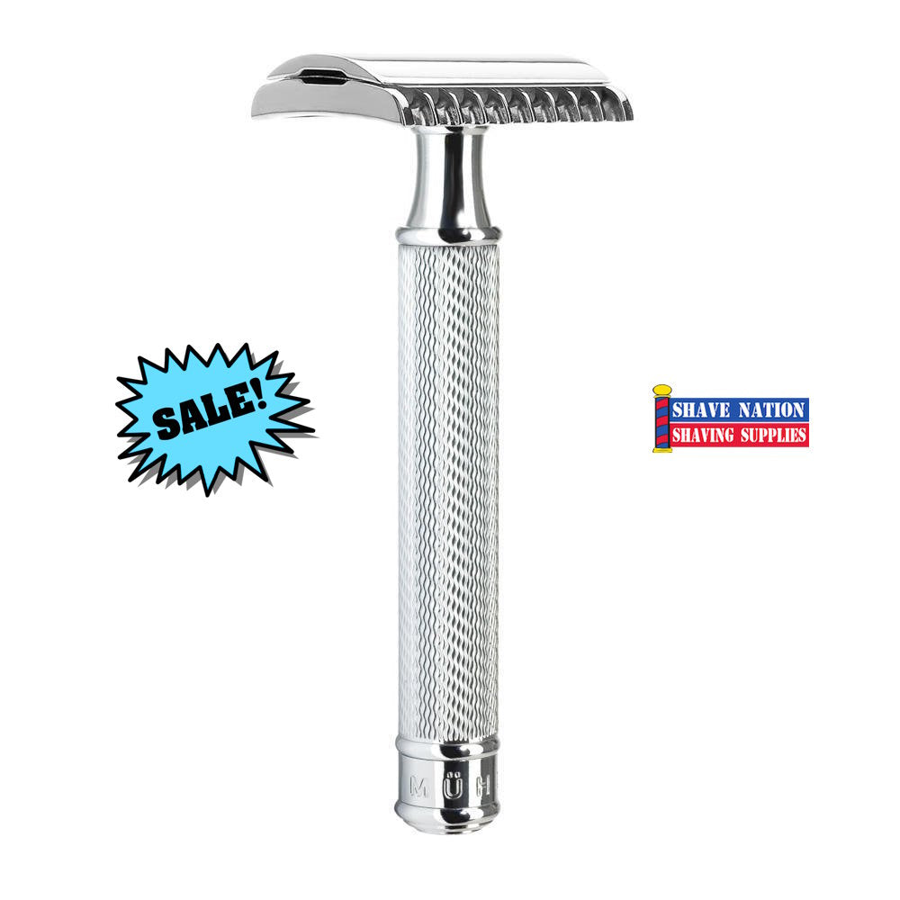 Mühle R41 Open Comb Safety Razor for Men - Close Shave & Precision Grooming - Perfect for Wet Shaving & Barber Use