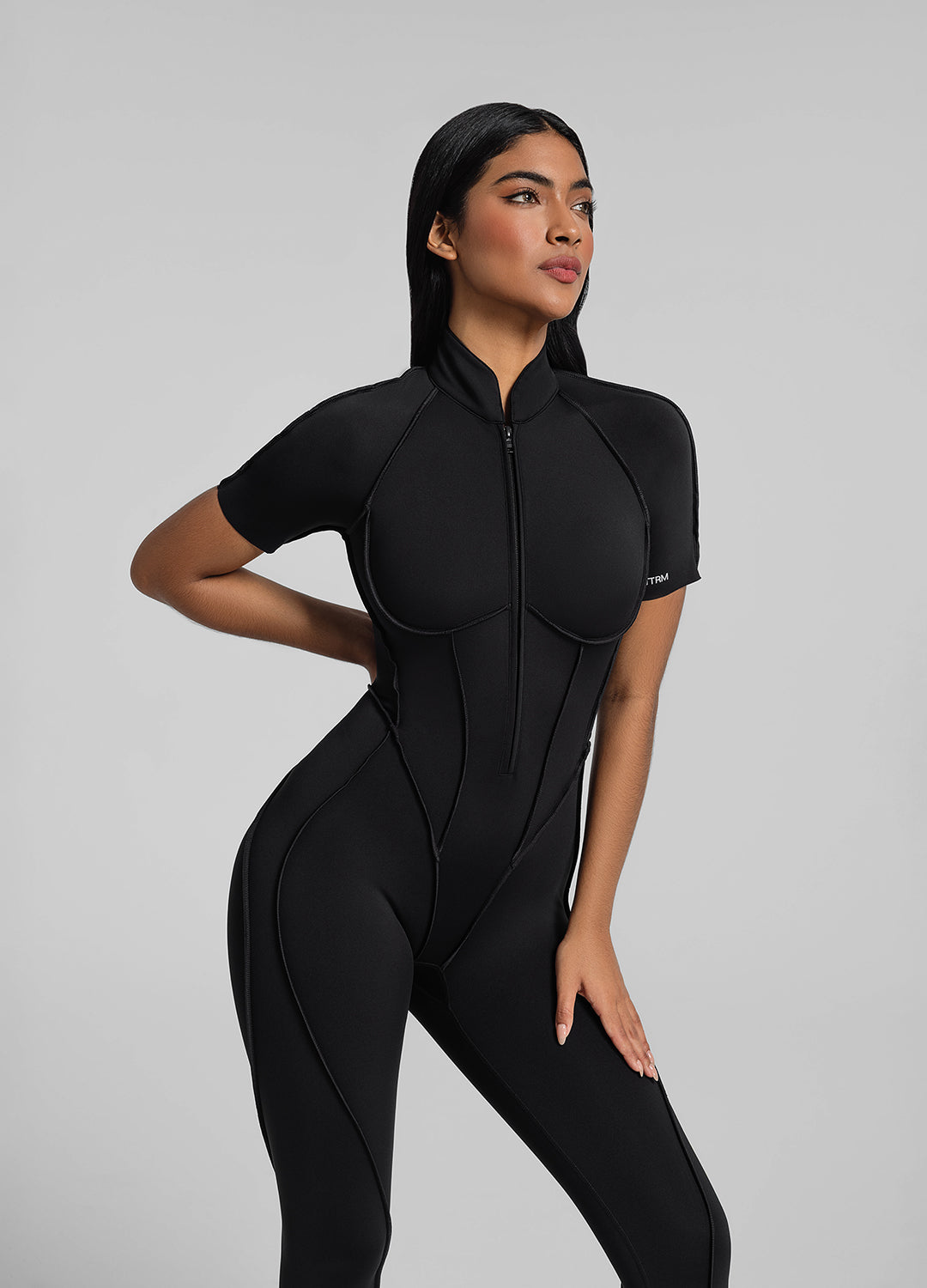 Women's Short Sleeve Full Body Catsuit - Stretchy Jumpsuit for Dance, Cosplay & Halloween Costume | Perfect for Yoga, Performance & Costume Parties