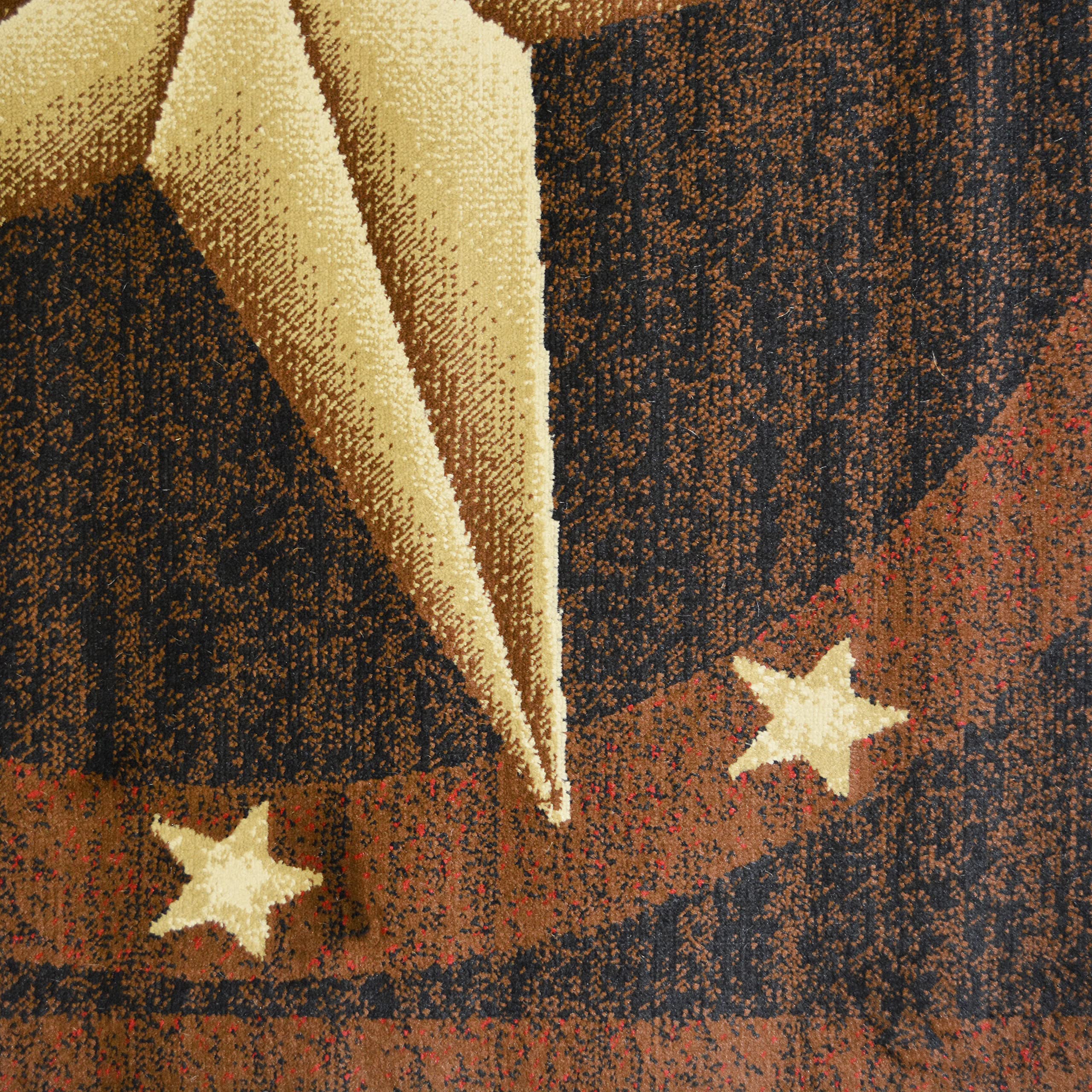 Western Texas Star Area Rug 2'2