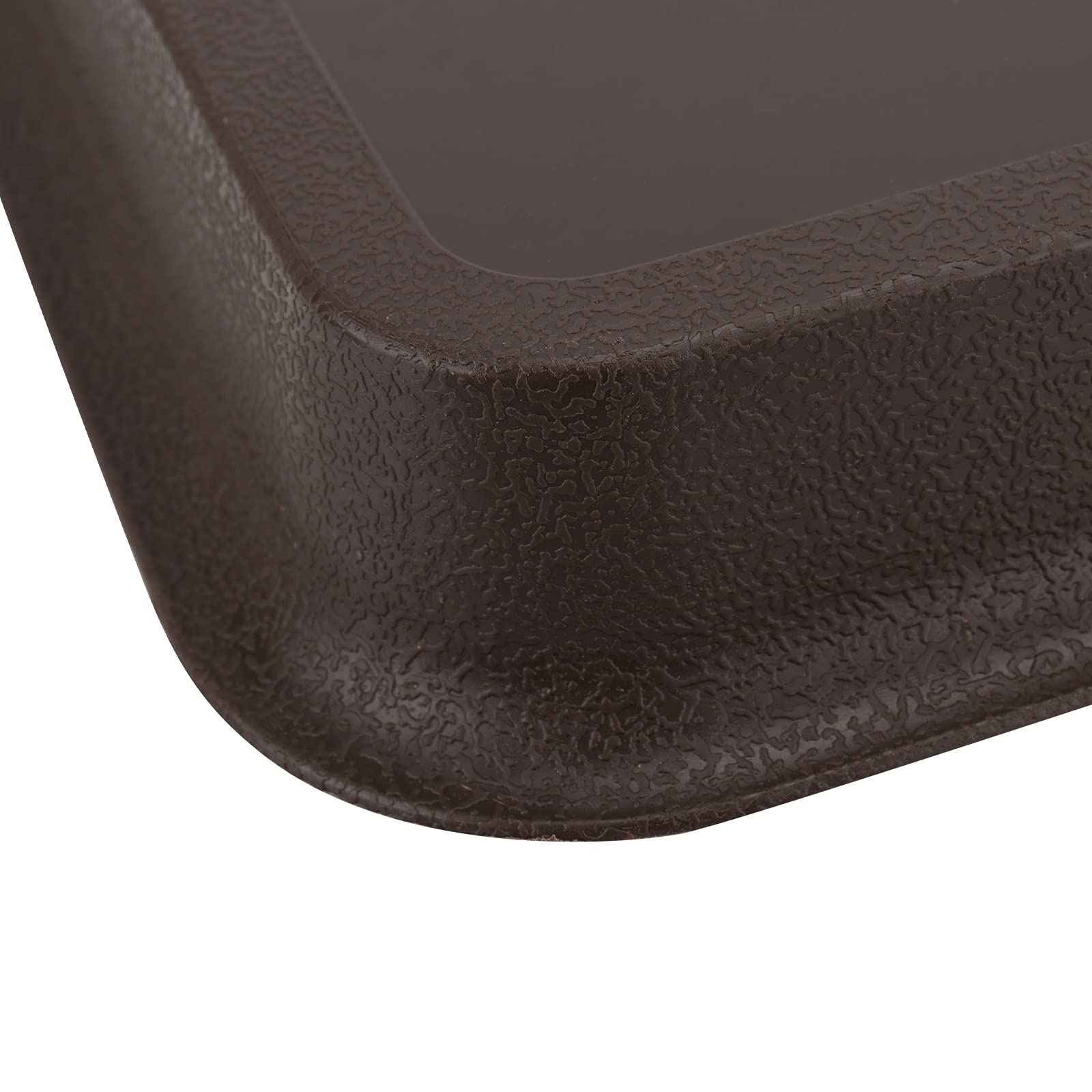 10 Pcs 8-10 Inch Square Plant Pot Saucers - Heavy Duty Plastic Plant Drip Trays for Indoor & Outdoor Plants (Dark Brown) - Perfect for Decks, Patios, Balconies & Greenhouses