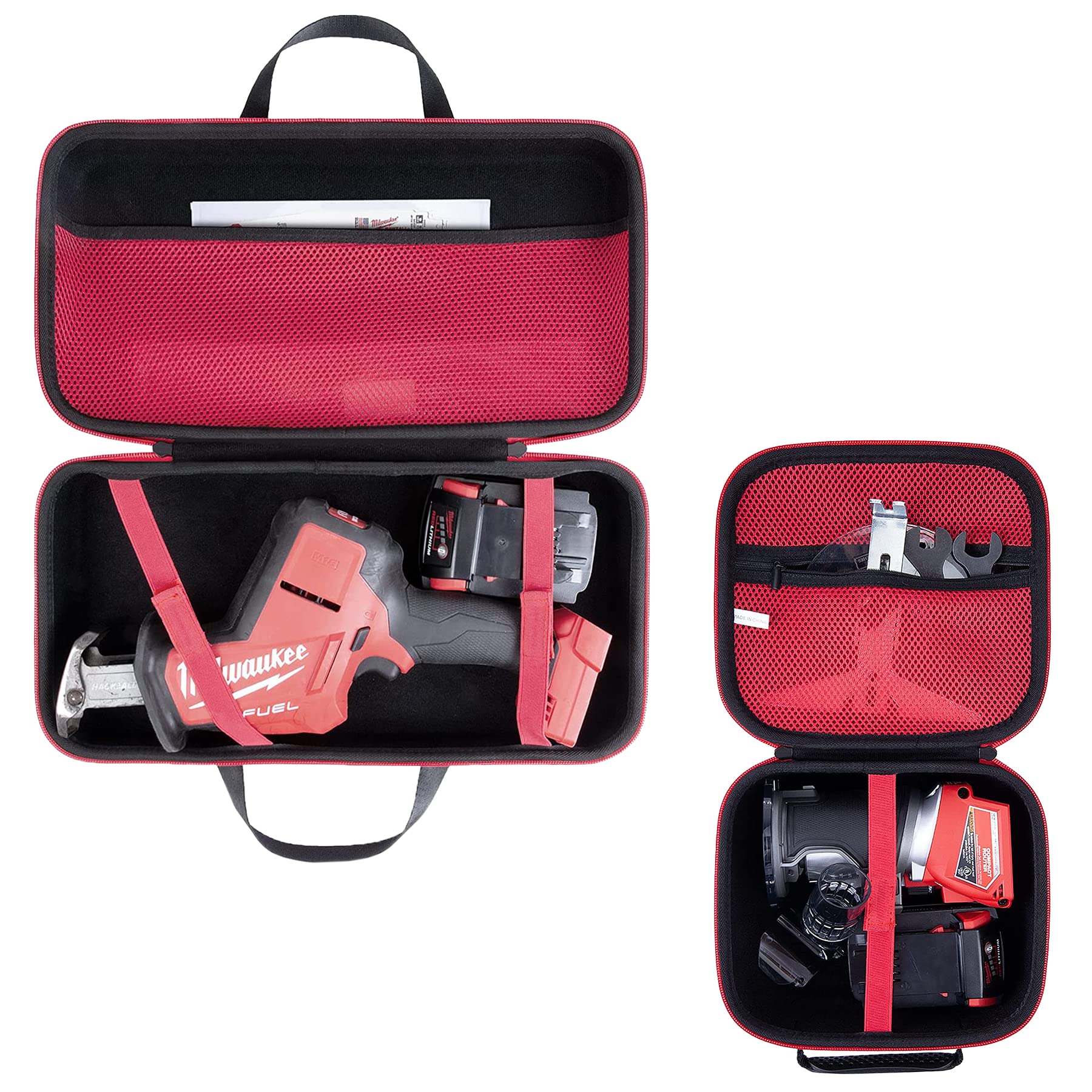 Milwaukee M18 FUEL Cordless Compact Router & Hackzall Saw Hard Case Replacement - Durable Protective Storage for 2719-20 (Case Only) - Perfect for Job Sites, Workshops & Tool Organization