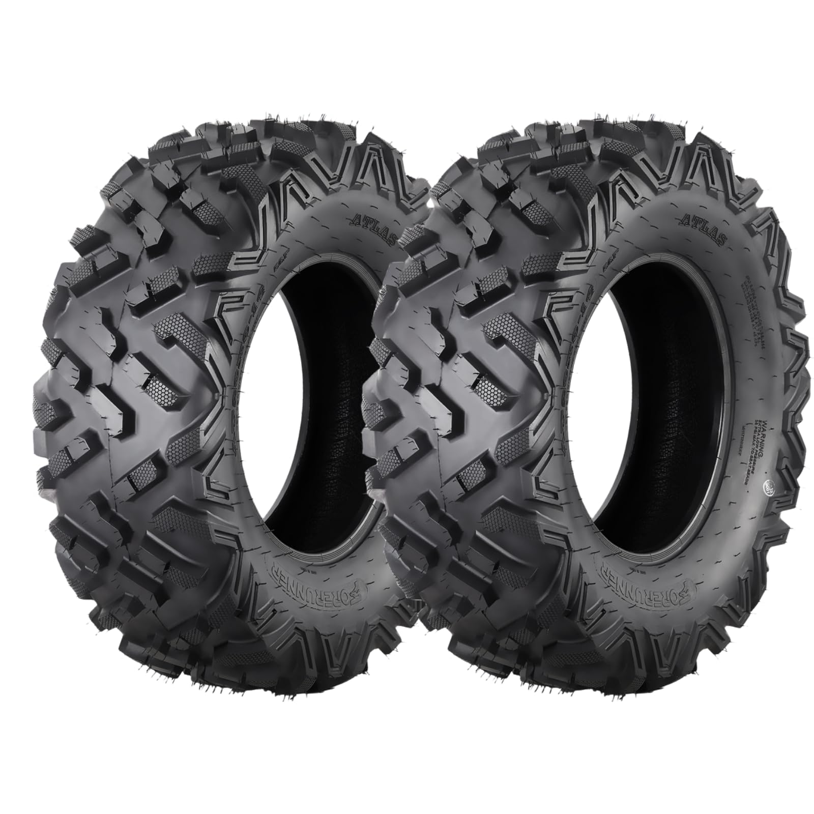 GARVEE 27x11 12 ATV Tires - Heavy Duty All Terrain Off Road Tires for Mud, Trail & Sand - Tubeless Set of 2 - Perfect for ATV, UTV & Quad Adventures