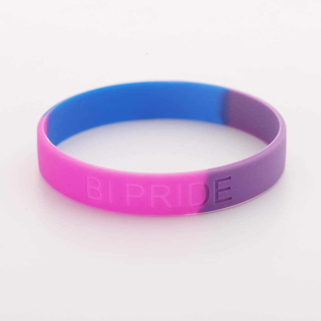 CHOORO LGBT Pride Bracelet - Rainbow Silicone Rubber Wristband for LGBTQ+ Community - Gay Pride Jewelry & Meaningful Gift for Pride Month, Parades, LGBTQ Support & Daily Wear