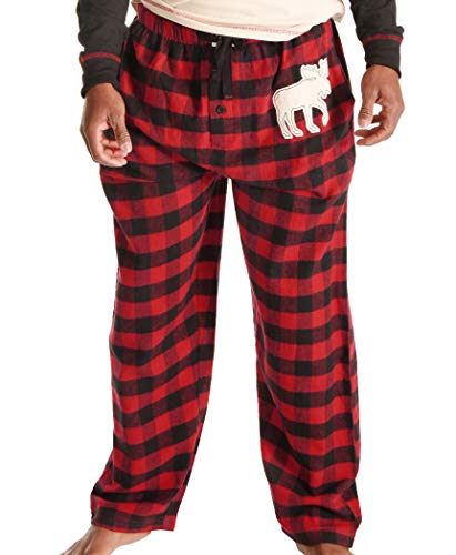 Moose Plaid Mens Pajama Pants