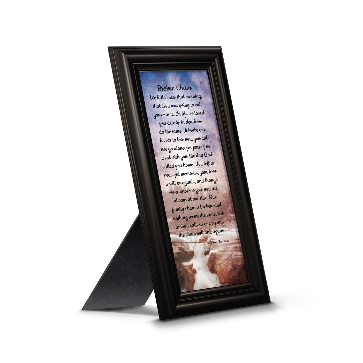 Broken Chain Memorial Frame - Sympathy Gift for Loved Ones | Home Décor & Remembrance