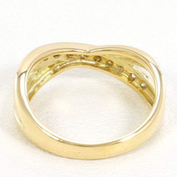 18K Yellow Gold Diamond Ring for Women - Elegant Wedding, Engagement & Anniversary Jewelry Gift