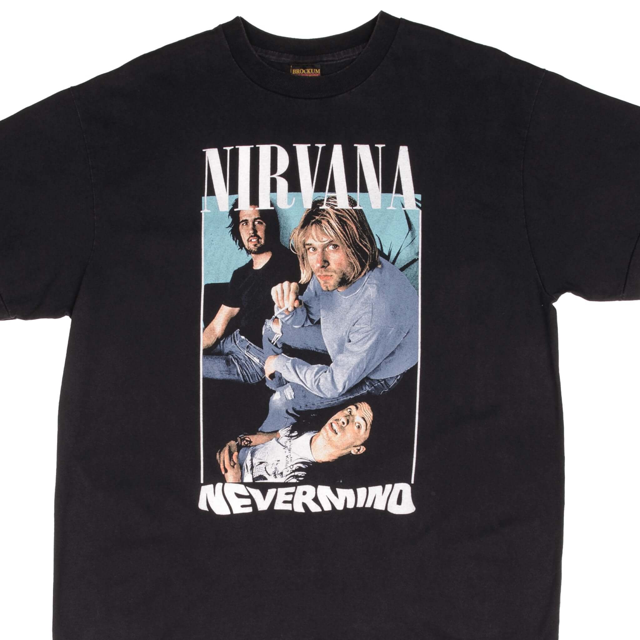 Nirvana Nevermind Vintage Bootleg Tee Shirt - XL Size, 100% Cotton, Made in USA - Perfect for Concerts, Grunge Fashion & 90s Retro Style