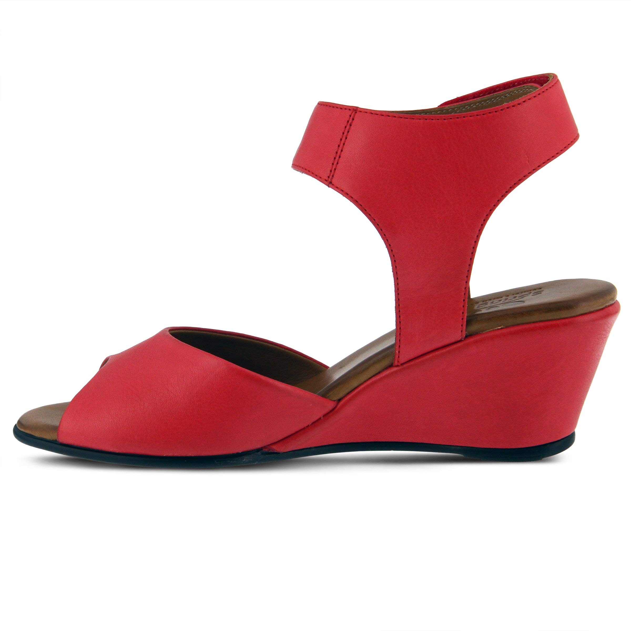 Spring Step Women's Marjory Comfort Wedge Sandal - Stylish & Supportive Summer Shoes for Walking, Beach, and Casual Outings