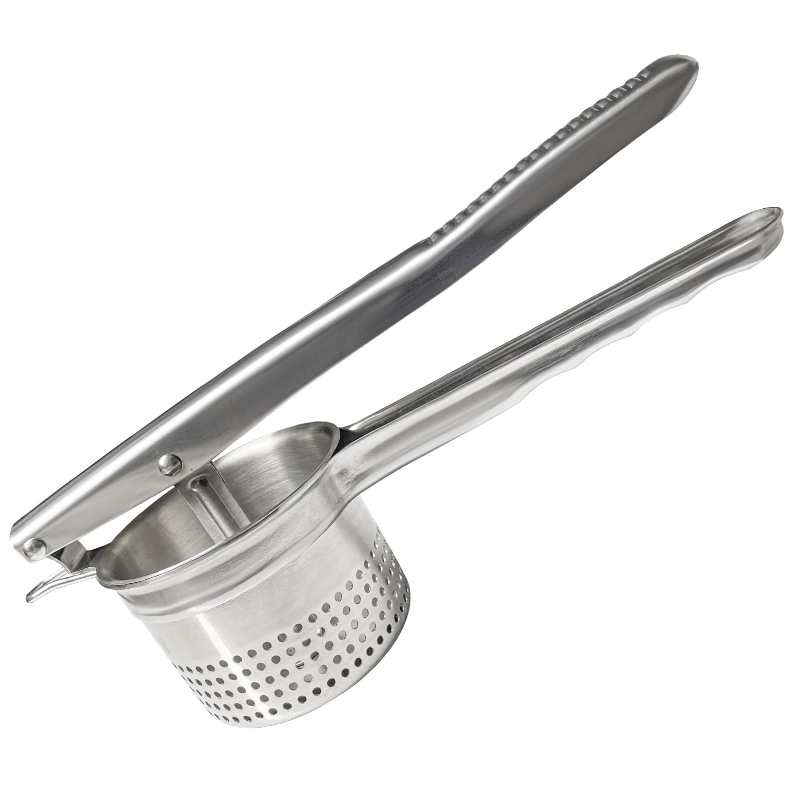 SPEENSUN 15oz Heavy Duty Stainless Steel Potato Ricer & Masher with Ergonomic Handle - Extra Holes for Fluffy Mashed Potatoes - Perfect for Thanksgiving, Baby Food, and Restaurant Cooking