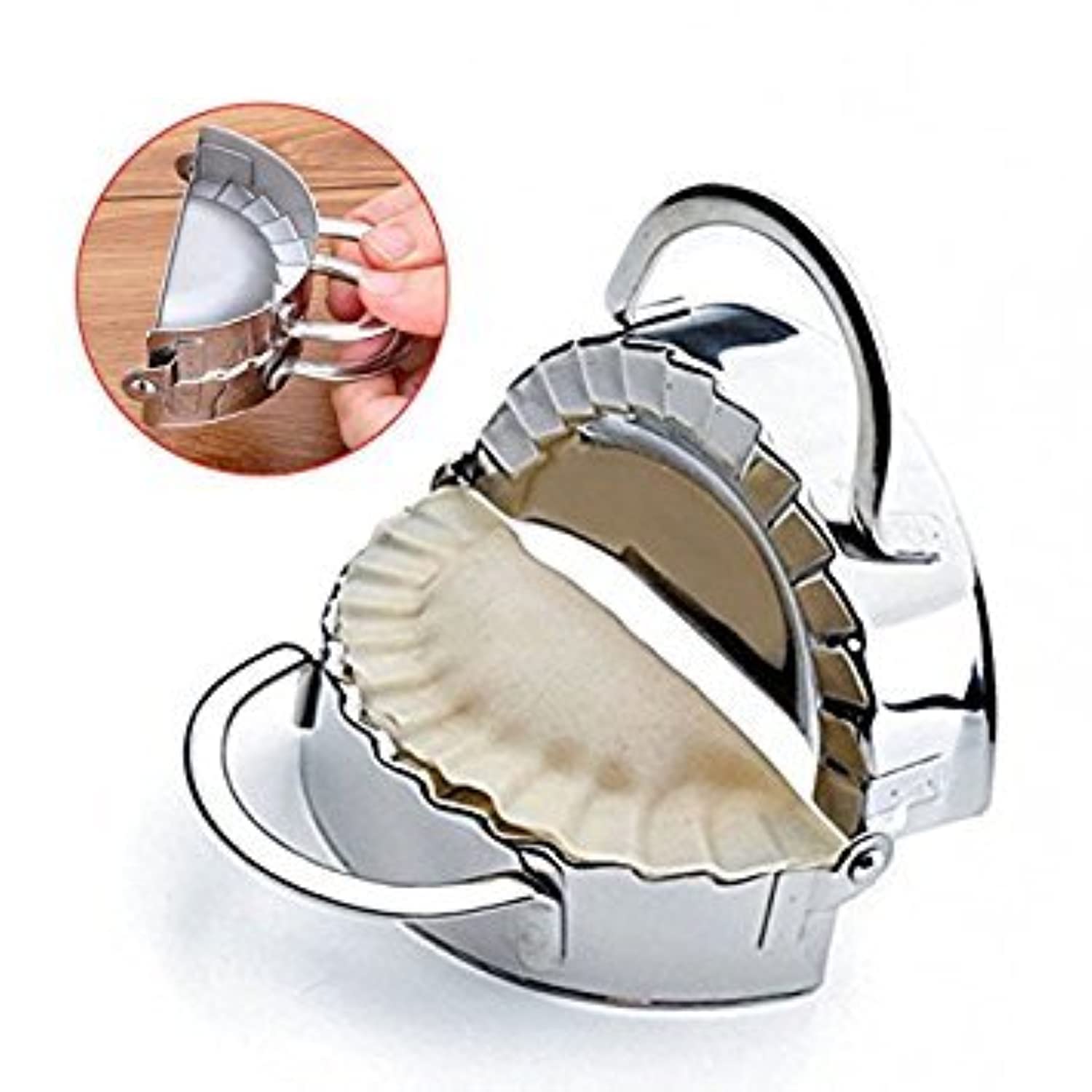 Stainless Steel Dumpling Maker Machine - Dough Press for Ravioli, Pierogi & More | Perfect for Home Cooking, Restaurants & Meal Prep