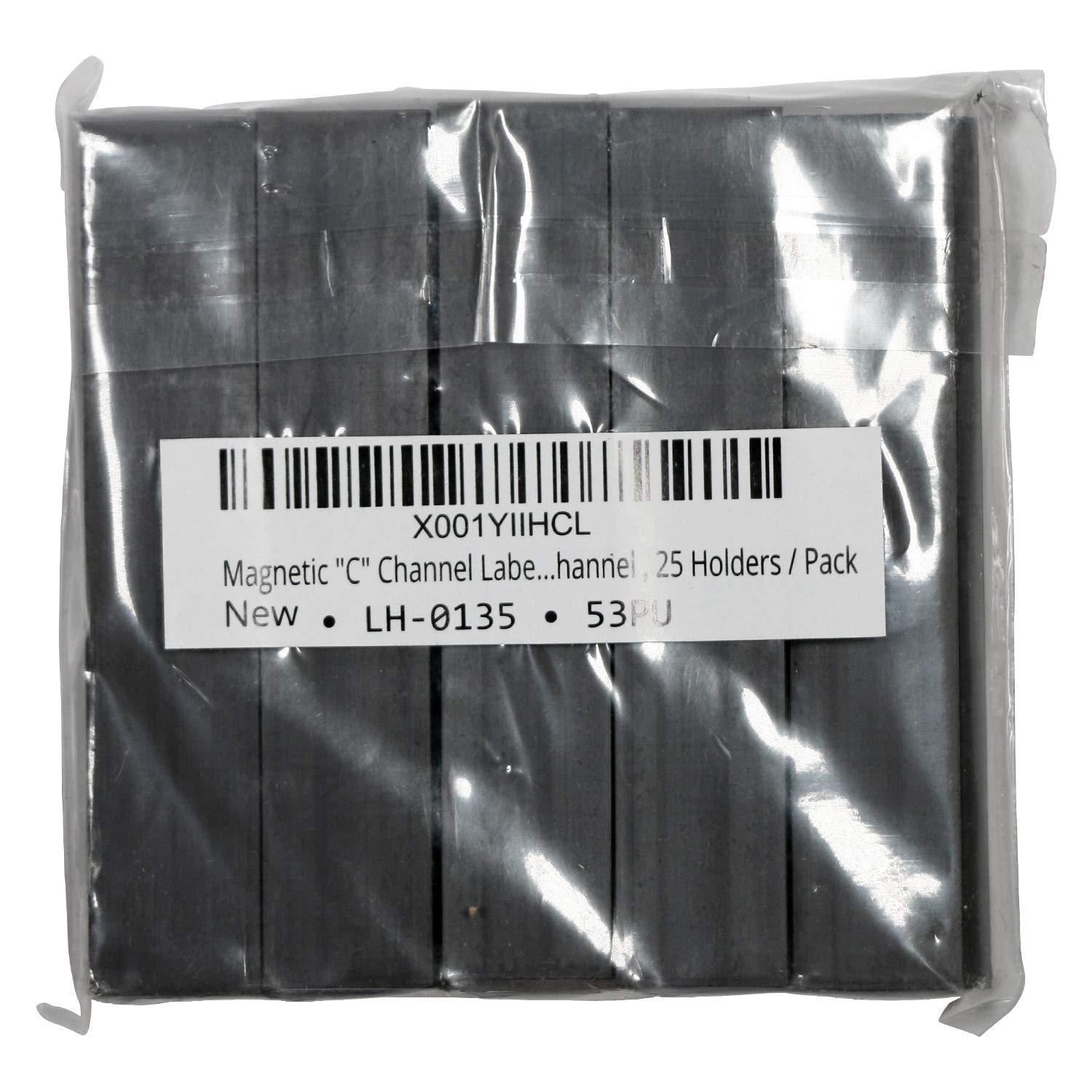 SmartSign Pack of 25 Magnetic 'C' Channel Label Holders | 0.5
