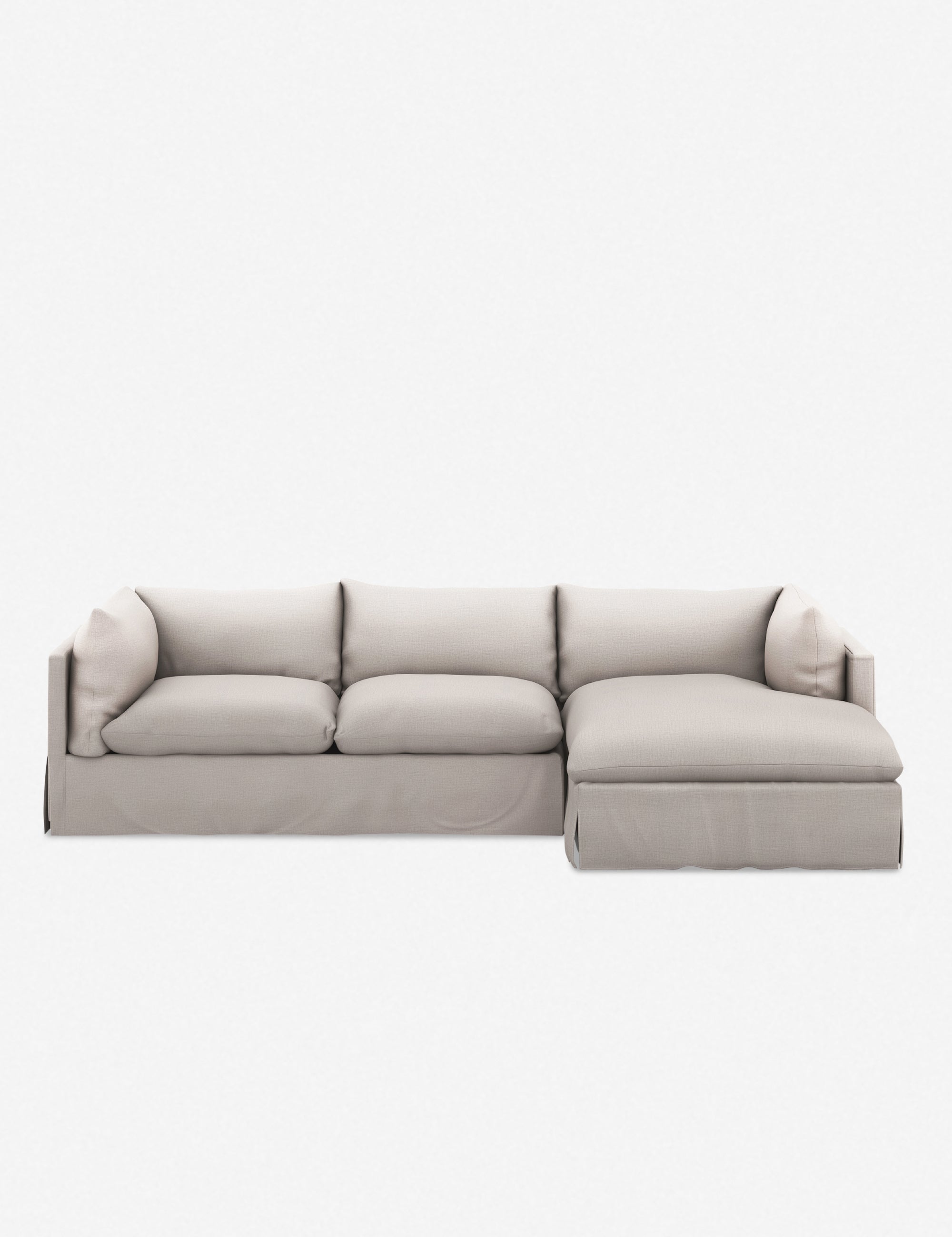 Arlen Sectional Sofa - Modern L-Shaped Couch with Reversible Chaise, Soft Fabric Upholstery for Living Room, Family Room & Home Theater Comfort