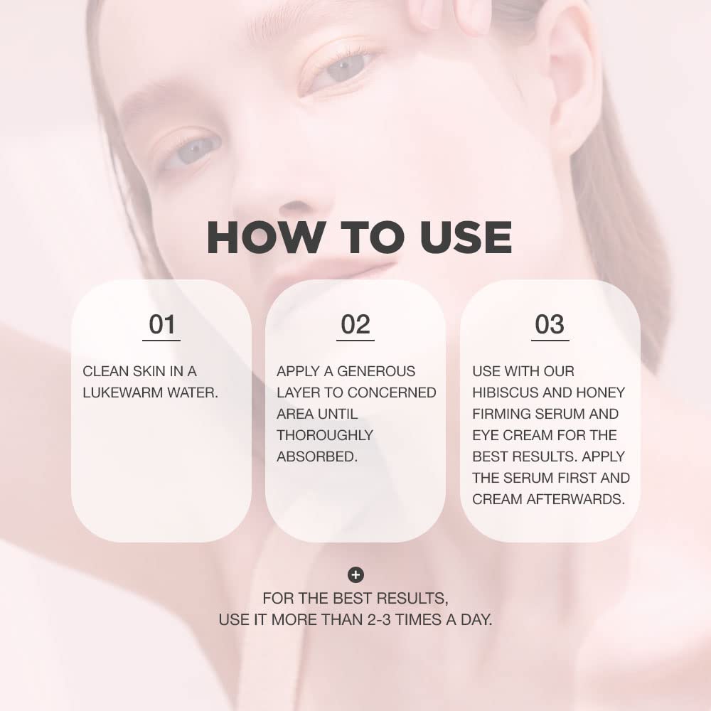 PROOT Hibiscus & Honey Firming Cream + Eye Cream Set | Collagen-Infused Anti-Aging Skincare Duo for Face & Under Eyes - Perfect for Night Routine & Dry Skin Care