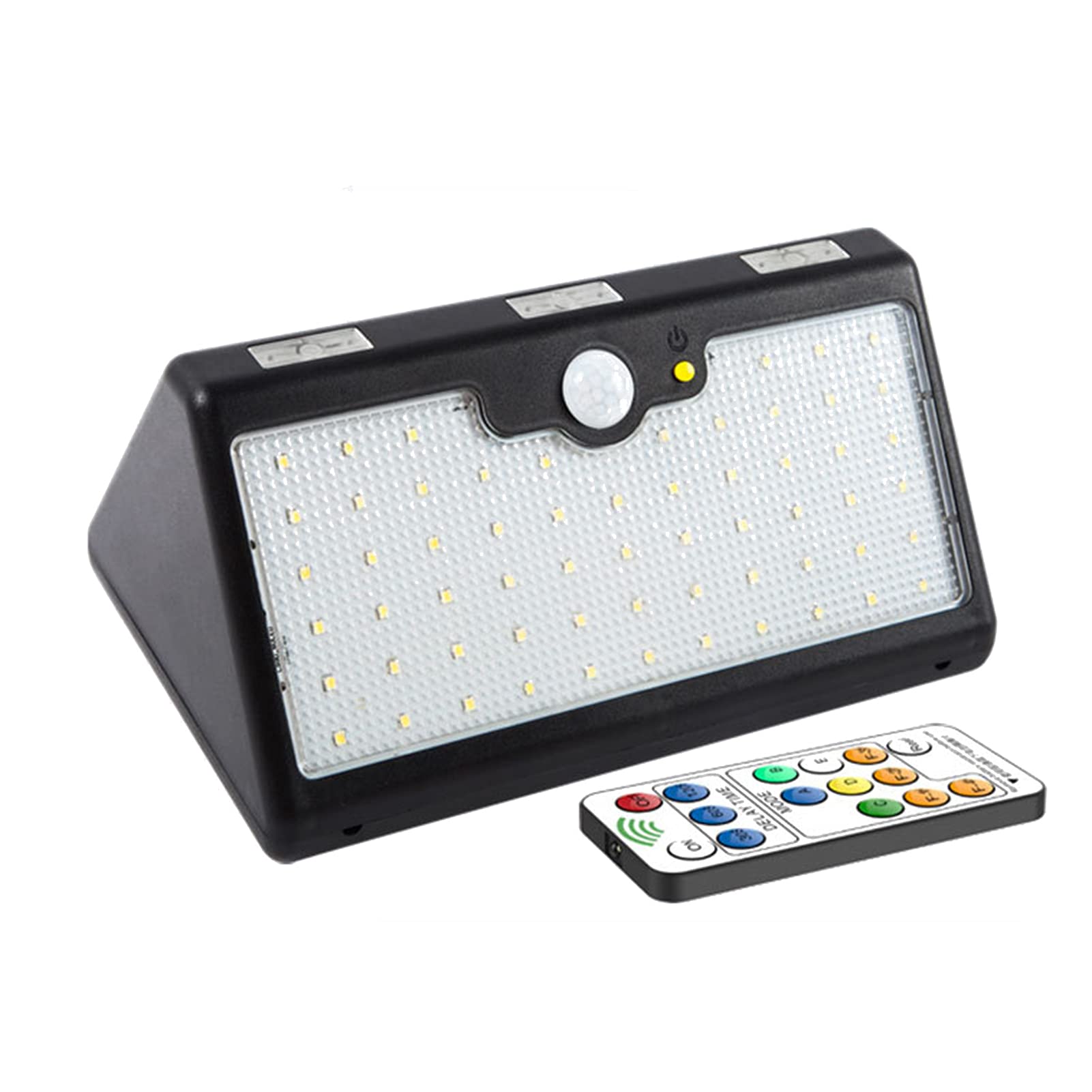 Solar Powered LED Garden Lights with Human Body Sensor - 13000mAh Rechargeable Battery for Courtyard, Fence & Pathway Lighting | Perfect for Outdoor Security, Landscape & Backyard Decoration