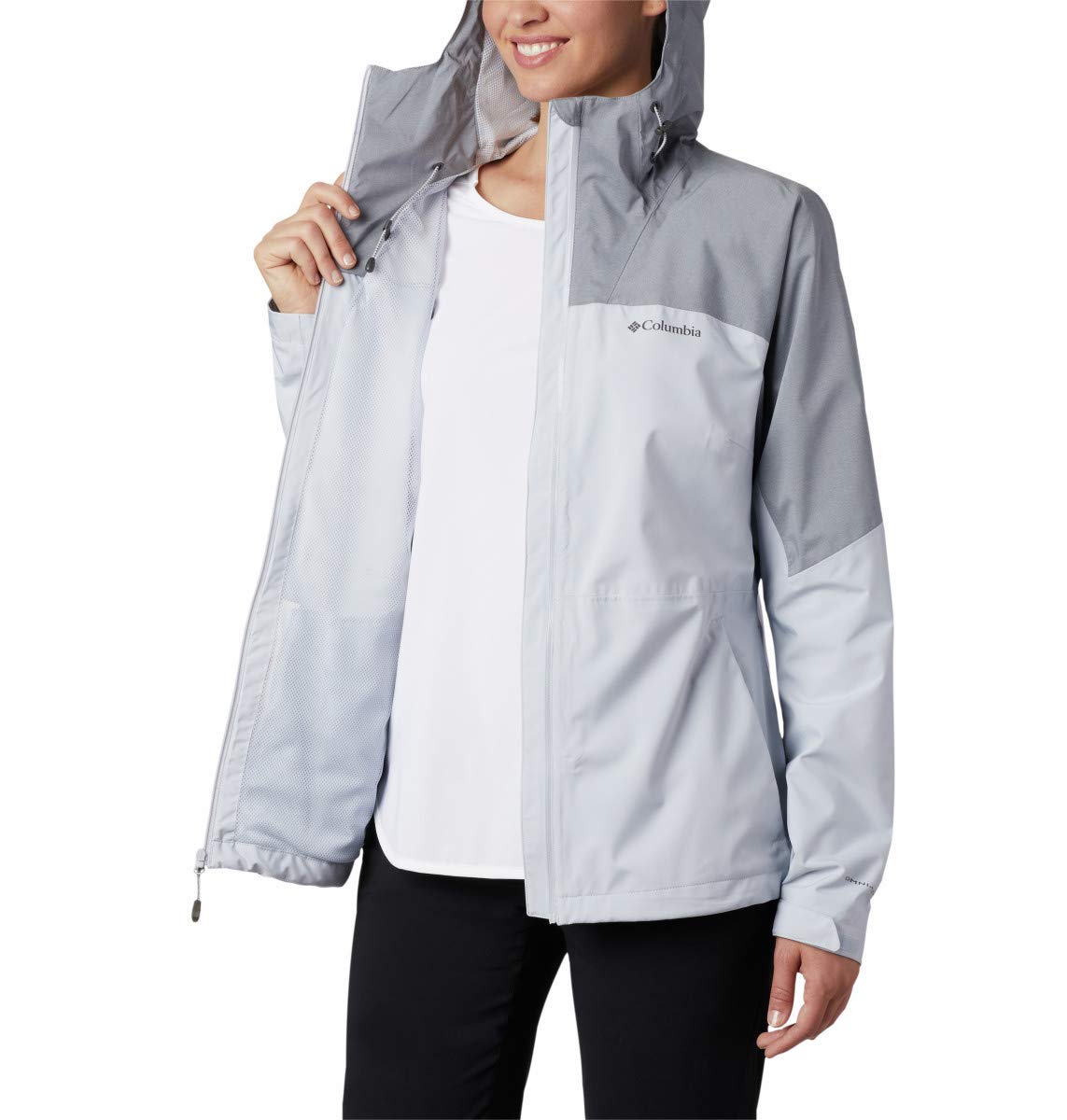 Columbia Women's Evolution Valley II Waterproof Jacket - Lightweight Hiking Raincoat for Outdoor Adventures, Camping & Travel