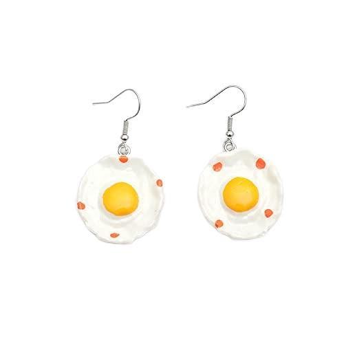 Hofar Eggo Run Waffle Earrings for Women & Men - Fun Cartoon Breakfast Food Jewelry - Perfect Gift for Fans & Pop Culture Lovers - Great for Cosplay, Themed Parties & TV Show Merch Collectors