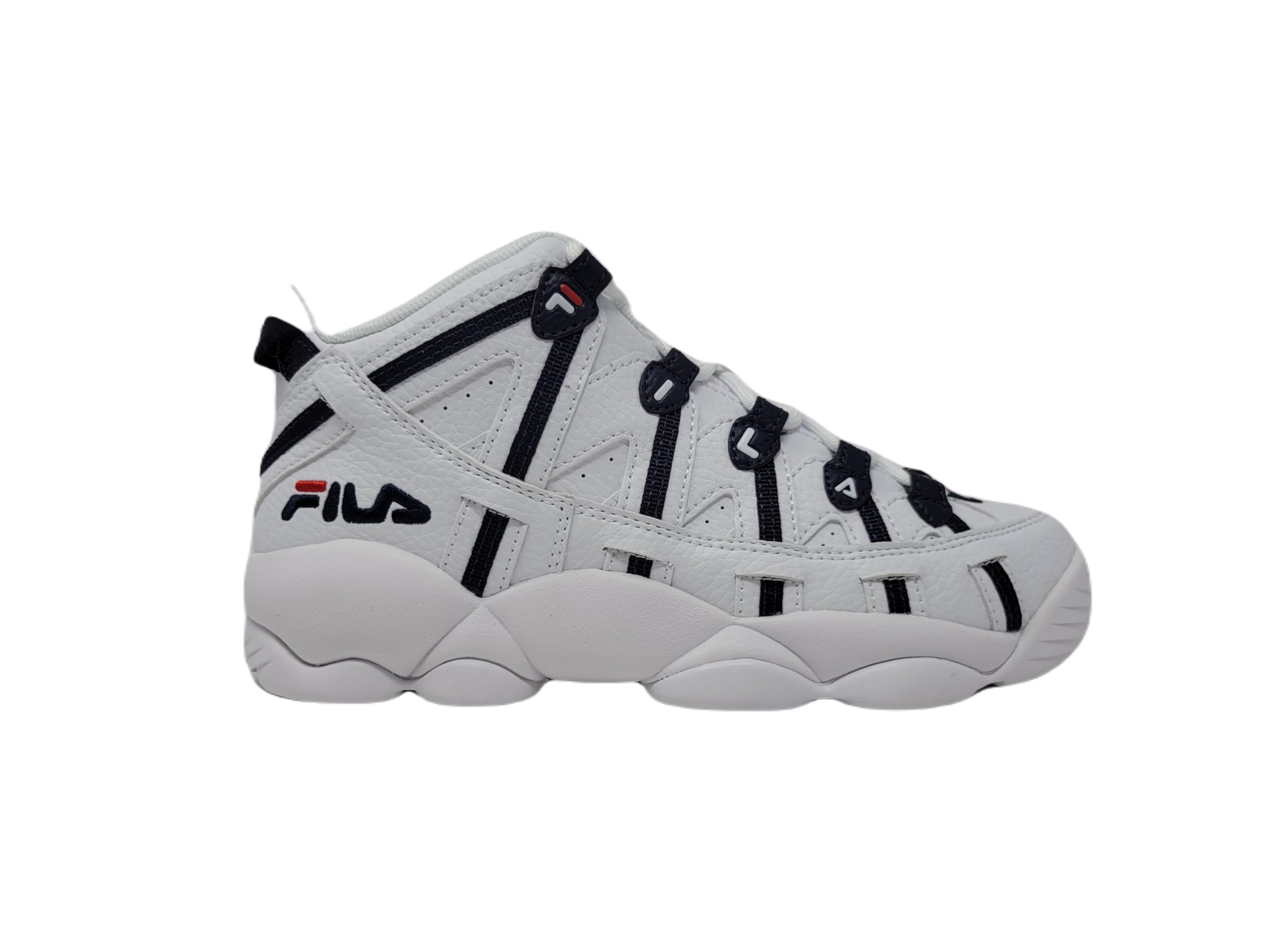 Fila Kids Stackhouse Spaghetti Sneakers for Boys & Girls - Big Kid Black Athletic Running Shoes for School, Play & Everyday Wear | Lightweight Comfortable Sneakers for Active Kids