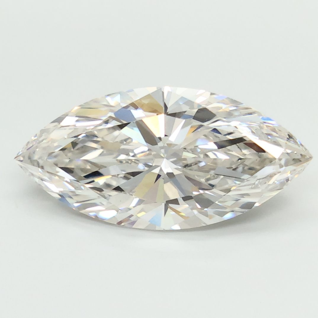 3.74 Carat Marquise Lab Grown Diamond - VVS1 Clarity, D Color, Ideal Cut | Eco-Friendly Engagement Ring Center Stone for Wedding & Proposal