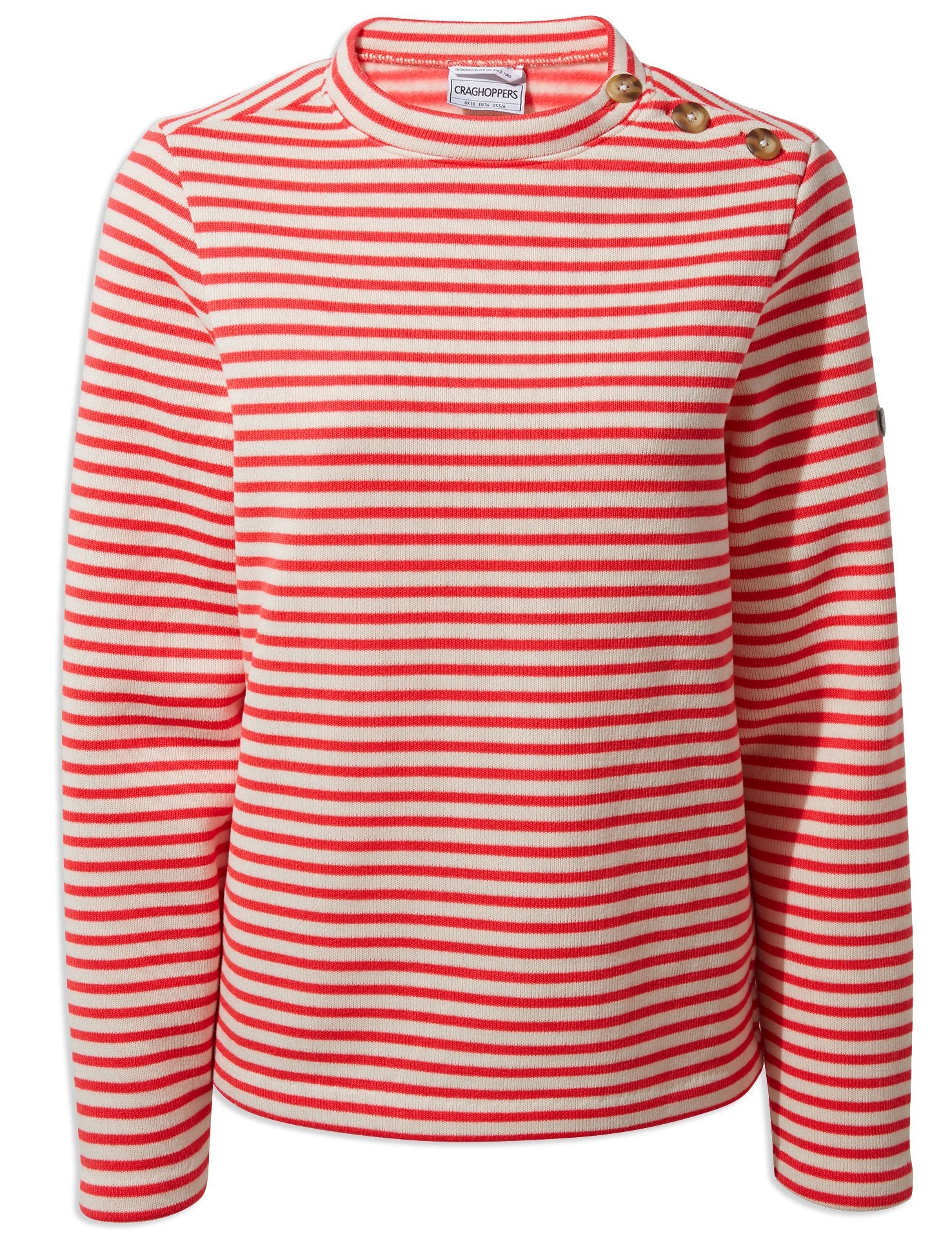 Craghoppers Women's Balmoral Crew Neck Sweater - Lightweight & Comfortable for Hiking, Travel & Outdoor Adventures