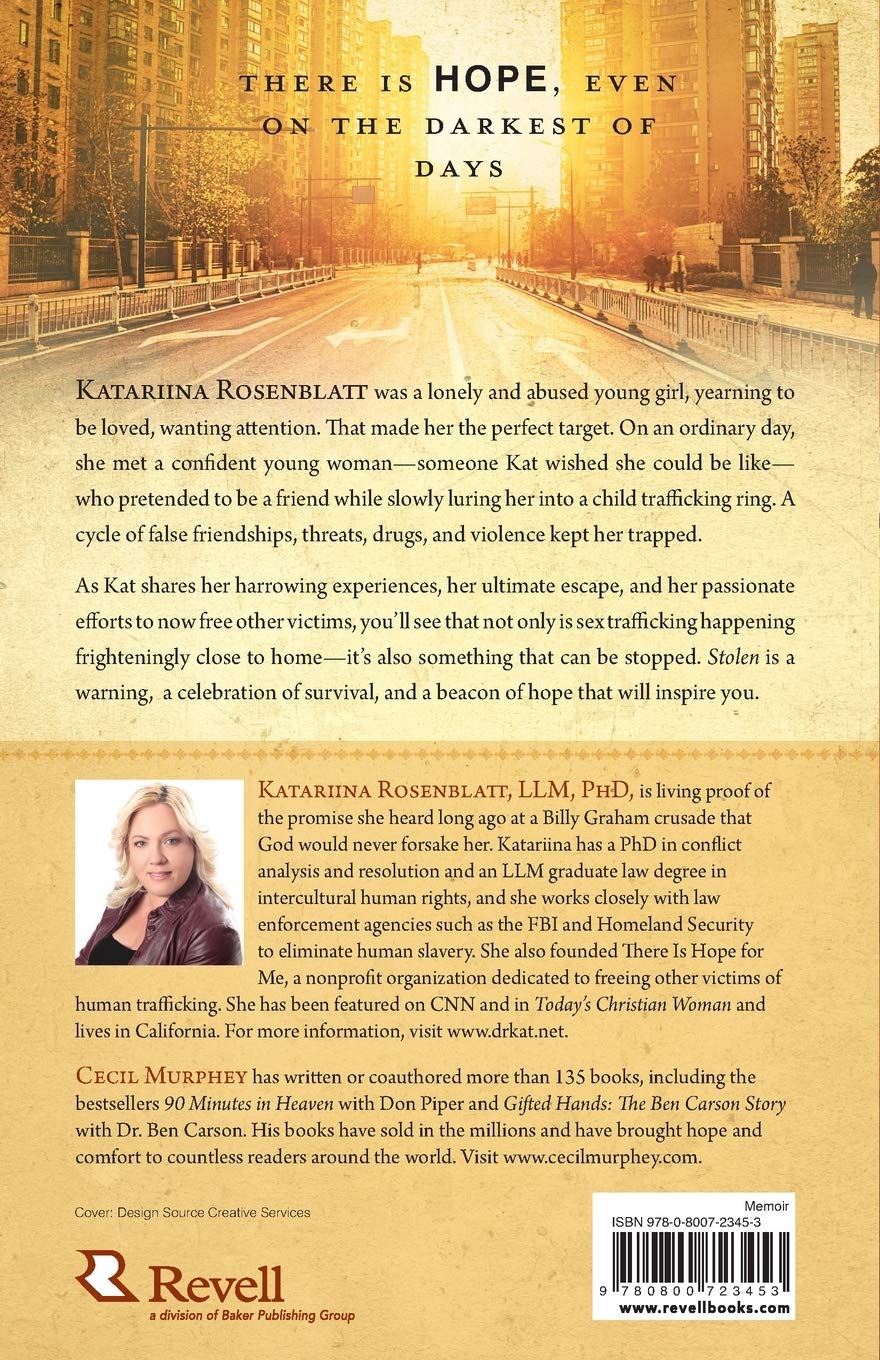 Stolen: The True Story of a Sex Trafficking Survivor - Inspiring Memoir of Courage and Resilience - Perfect for Book Clubs & Social Justice Discussions