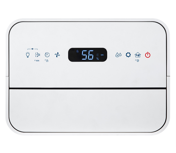Europace EDH 5251B 4-in-1 25L Dehumidifier with HEPA Air Purifier & Ionizer - White (EDH5251BWH) for Home, Basement, Bedroom, and Office Moisture Control