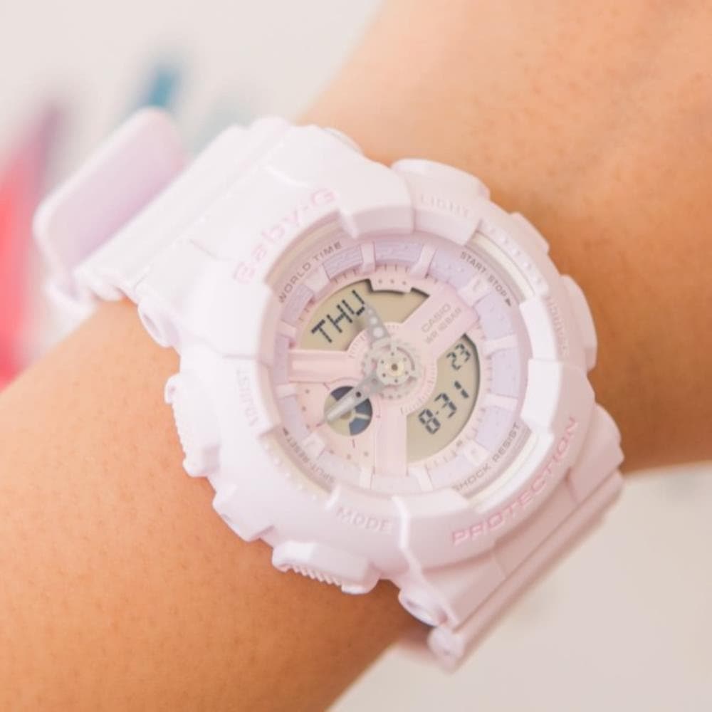 Casio Baby-G BA-110-4A2DR Digital Sport Watch for Women - Shock Resistant, Water Resistant, LED Light - Perfect for Running, Swimming, and Outdoor Activities