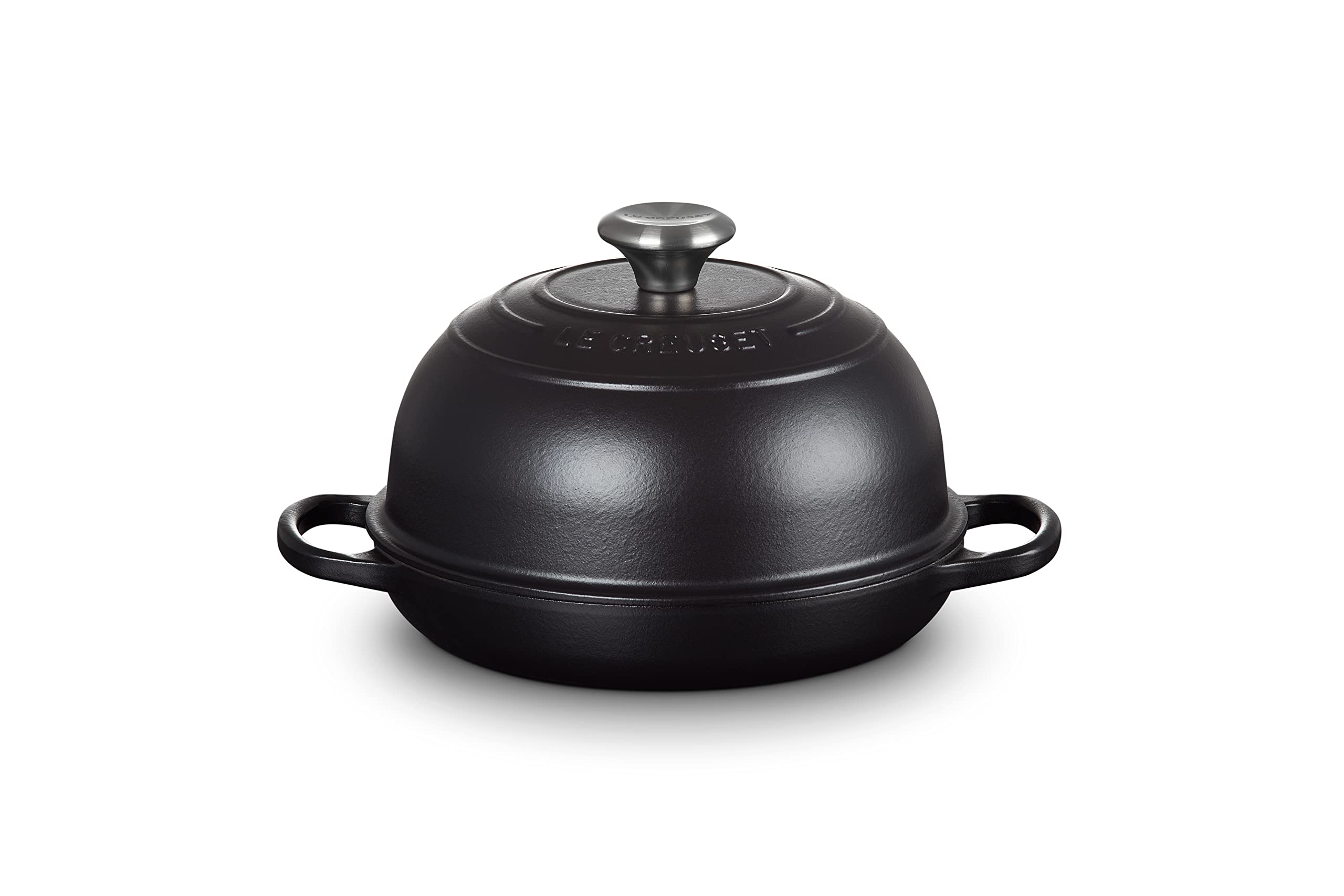 Le Creuset Enameled Cast Iron Bread Oven - 5.5 Qt Dutch Oven for Baking Artisan Sourdough, Boules & Homemade Bread | Licorice Black | Perfect for Home Bakers & Bread Making Enthusiasts