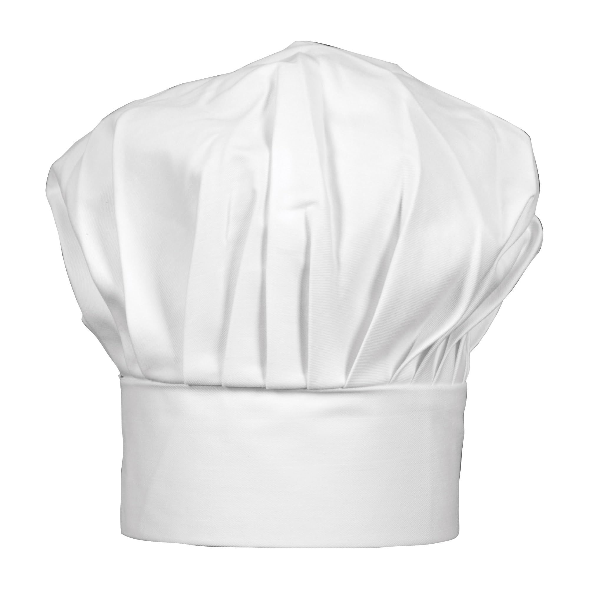HIC Kitchen Professional Chef Hat for Adults - Heavyweight Cotton Twill Cooking Hat - Perfect for Restaurants, Culinary Schools & Home Cooking Enthusiasts