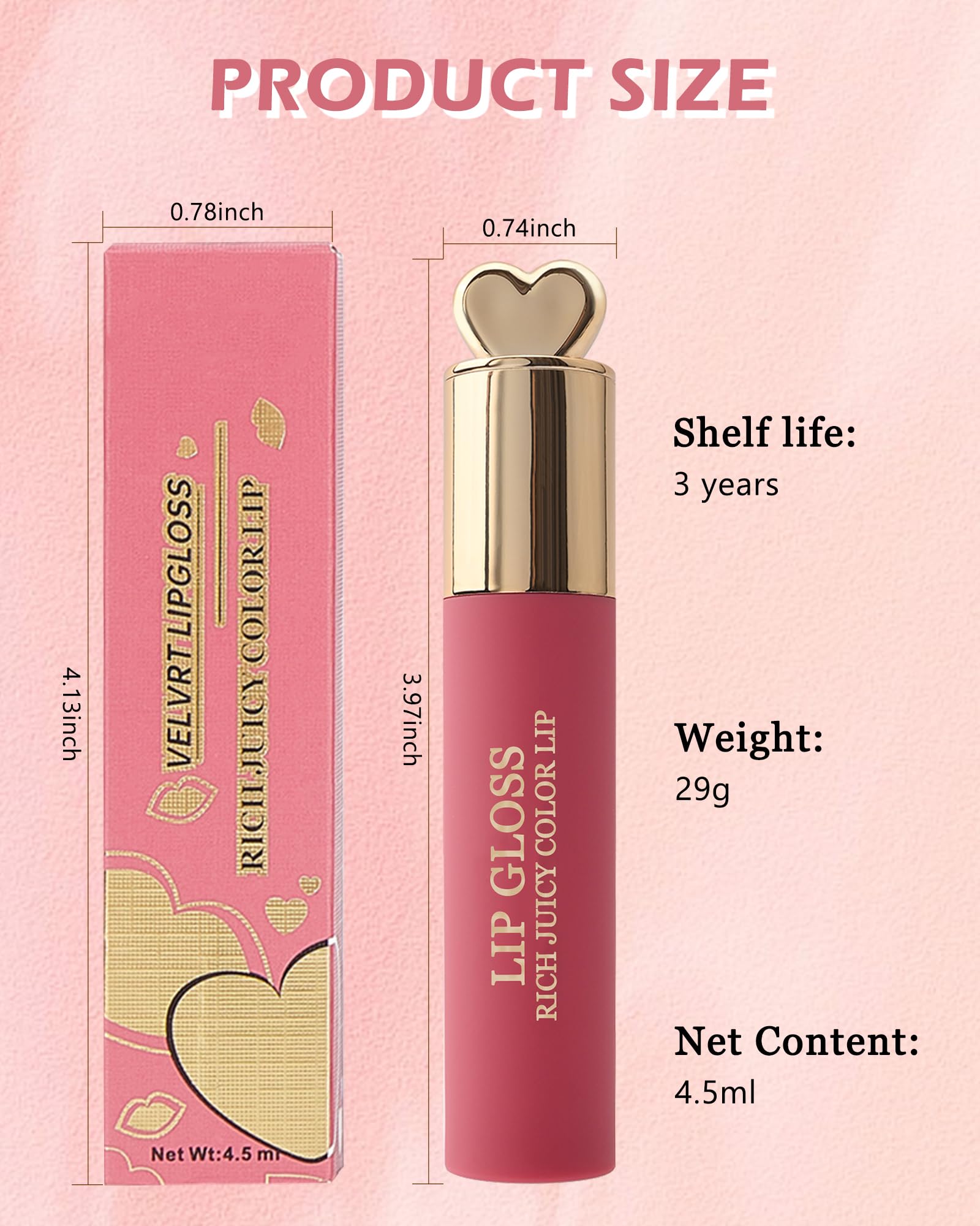 Long-Lasting Waterproof Liquid Lipstick - High Pigmented Velvet Matte Lip Gloss, Non-Stick & Transfer-Proof, Moisturizing Glitter Lip Glaze - Perfect for Daily Wear, Parties & Special Occasions (Shade 06)