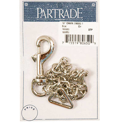 The Partrade Company 18 Lead Chain 180650 - Heavy Duty Industrial Chain for Towing, Lifting & Construction Equipment (Perfect for Farm, Warehouse & Automotive Use)