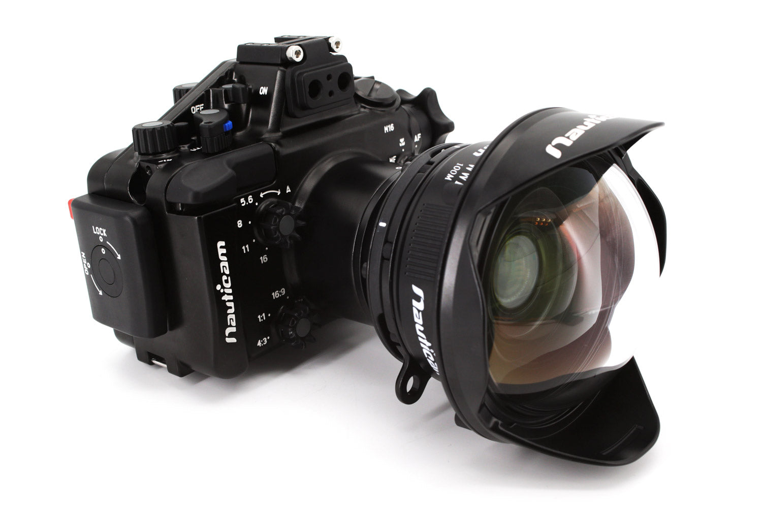 Waterproof Housing for Panasonic Lumix DMC-LX100 II Camera - Underwater Photography Case for Scuba Diving & Snorkeling