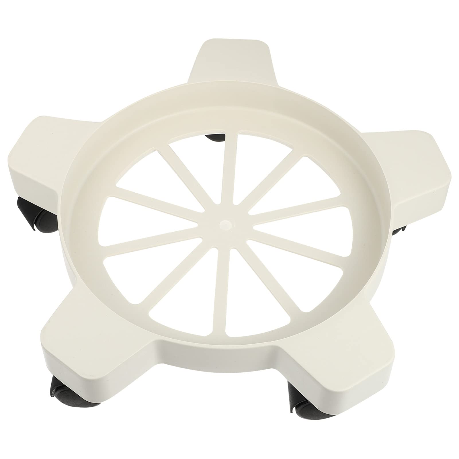 Rolling Plant Caddy with Wheels - Heavy Duty Plastic Flower Pot Stand with Casters for Large Potted Plants | Indoor/Outdoor Garden, Balcony & Patio Decor