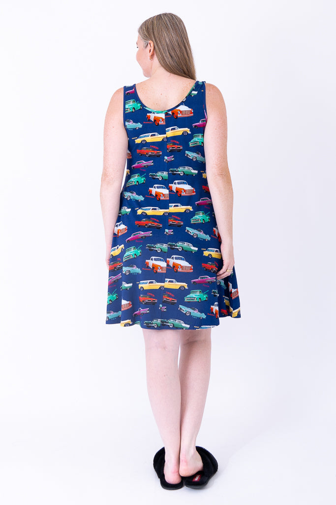 Evangeline 1950s Vintage Style Bamboo Dress - Retro Swing Dress for Women, Perfect for Parties, Dances & Special Occasions