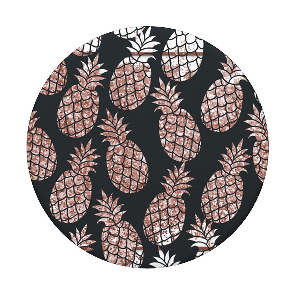 Tropical Pineapple Pattern Swappable PopGrip - Exotic Summer Fruit Design Phone Grip & Stand for iPhone, Samsung - Perfect for Beach Vacations, Pool Parties & Summer Adventures