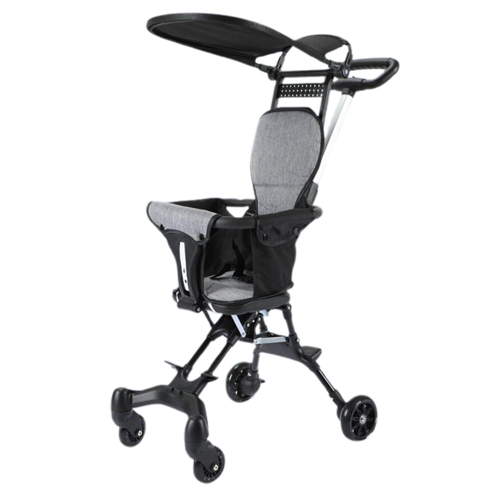 Lightweight Portable Toddler Stroller - Compact Travel Stroller for Airplane & Car Storage with Detachable Canopy | Perfect for Walking, Shopping & Family Trips