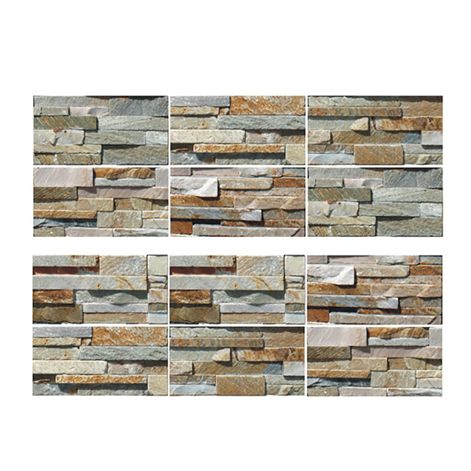 3D Self-Adhesive Wall Stickers - Waterproof Peel & Stick Tile Decals for Home Decor (12 PCS Crystal Design) | Perfect for Bedroom, Living Room & Bathroom Wall Decoration
