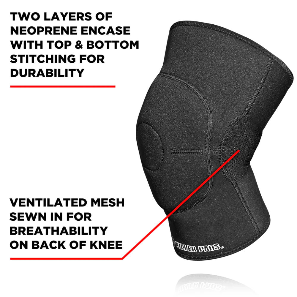 187 Knee Gasket - High Performance Neoprene Knee Support for Pain Relief & Joint Protection - Ideal for Running, Cycling, Workouts & Outdoor Activities