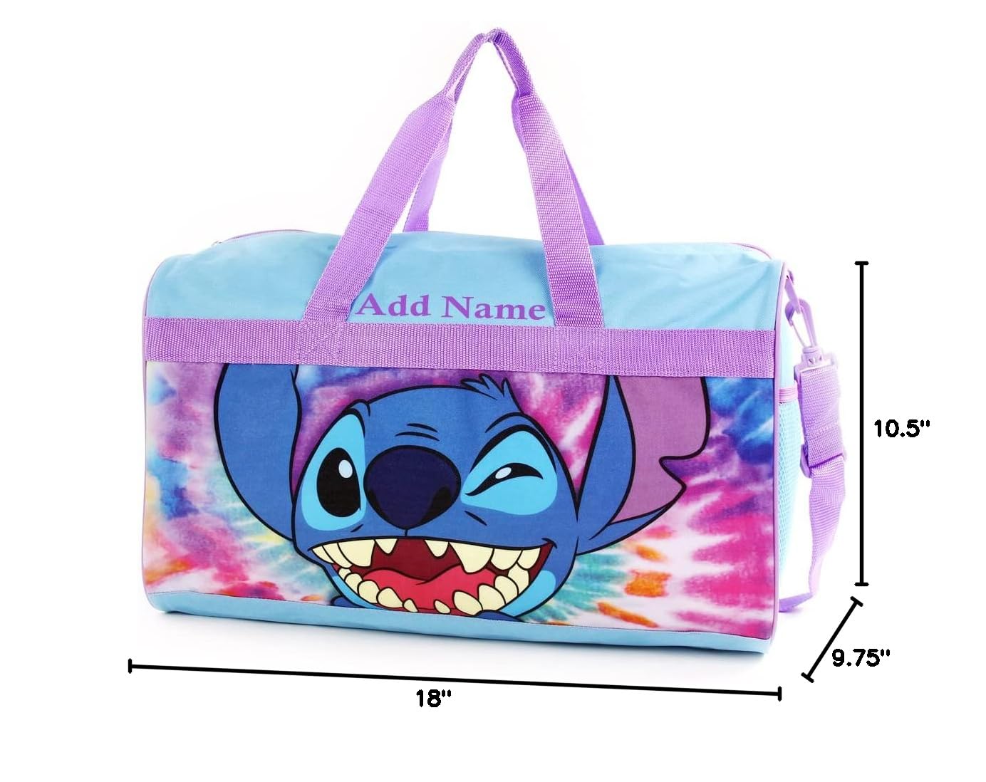 Personalized Disney Stitch Kids Duffel Bag - Licensed Character Backpack for Boys & Girls - Perfect for School, Travel, and Sports Gear Storage