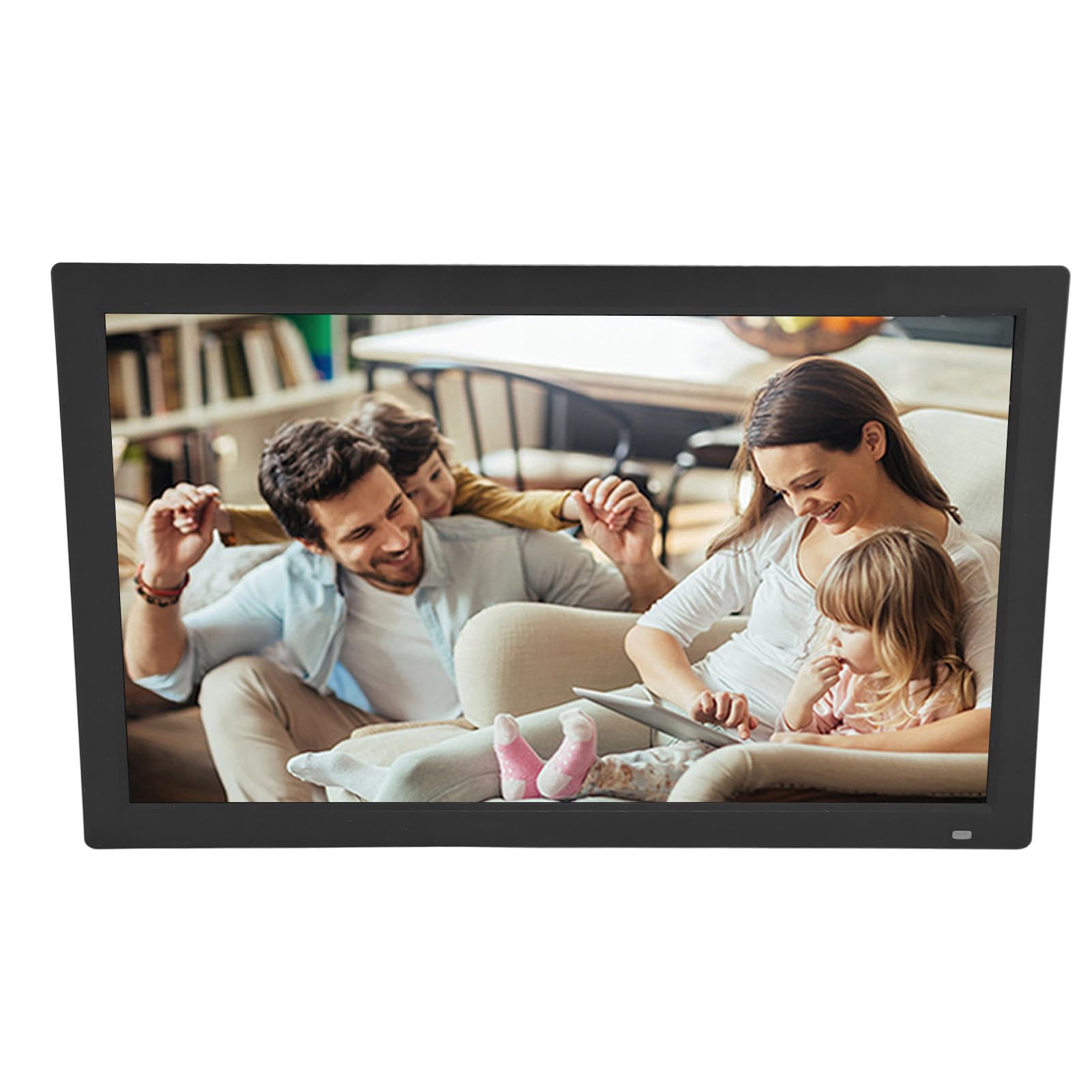 32GB Digital Picture Frame, 21.5 Inch Large HD Digital Photo Frame with 1920x1080 FHD Display & Remote Control - Electronic Picture Frame for Home Decor, Gift, Office, Wedding, Christmas (UK Plug) - Perfect for Displaying Family Photos and Digital Art