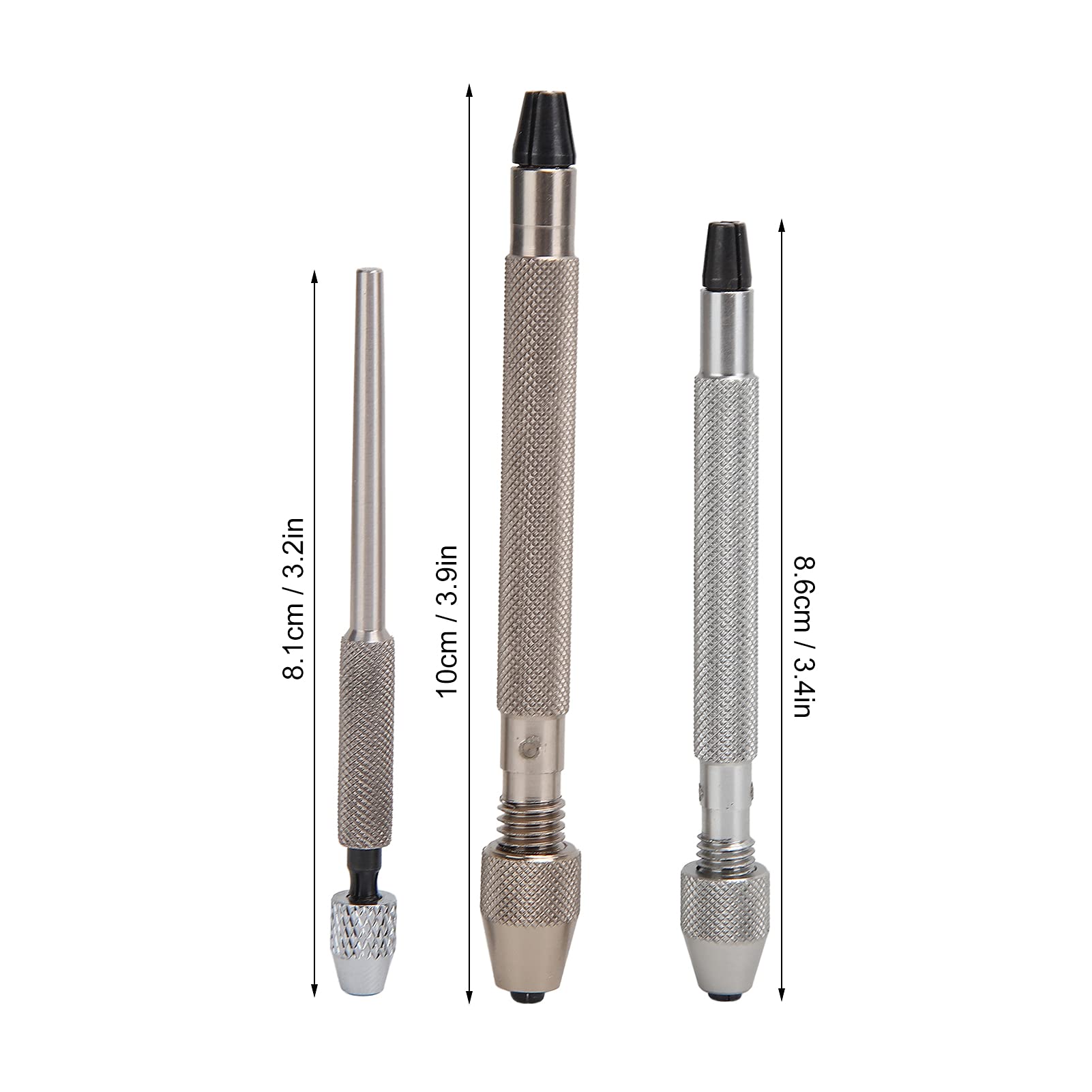 Professional Anti-Rust Watch Pin Vise - Alloy Hand Drill for Watch Repair & Maintenance