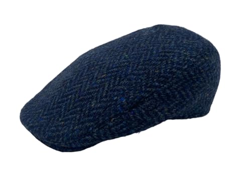 Teal & Navy Herringbone