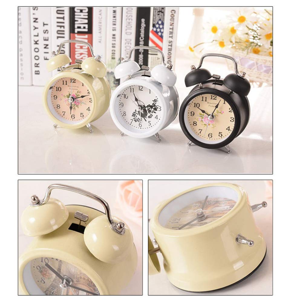 ARTIBETTER 1pc Metal Alarm Clock with Night Light for Students - Perfect for Bedroom, Desk, Dorm & Office Use