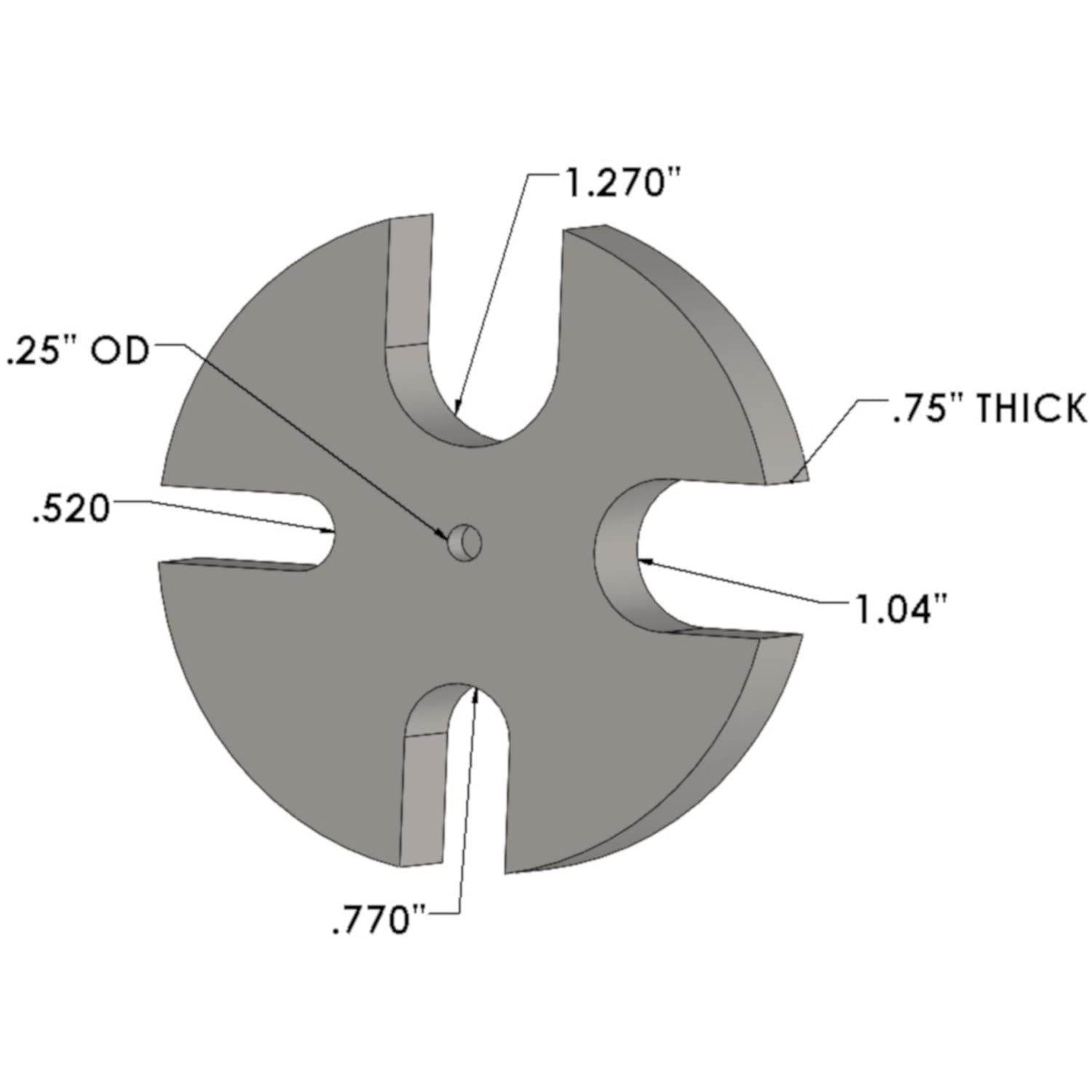 SWAG 1 Ton Arbor Press Plate - Heavy Duty Metal Plate for Arbor Press (Press Not Included) - Perfect for Metalworking, Jewelry Making, and DIY Projects