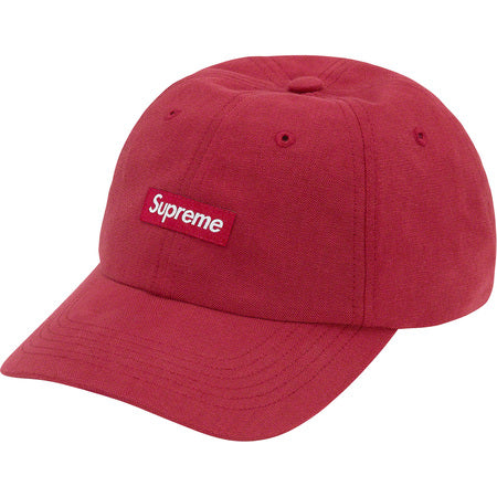 Supreme Brushed Cordura Small Box 6-Panel Cap Burgundy - Stylish Streetwear Hat for Urban Fashion & Outdoor Activities